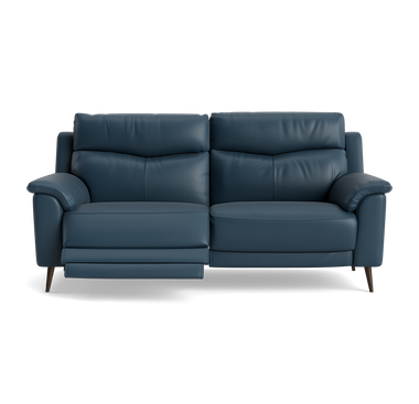 Revel Small 3 Seater Recliner Sofa - 2.5 Seater Sofa with 2 Power Recliners (Compact) Cat 20S - Power Recliner with USB 3 Seater Sofas Sterling Home 20 BXS-313E OCEAN BLUE