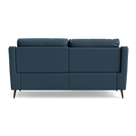 Revel Small 3 Seater Recliner Sofa - 2.5 Seater Sofa with 2 Power Recliners (Compact) Cat 20S - Power Recliner with USB — BXS-313E OCEAN BLUE, gallery image 2