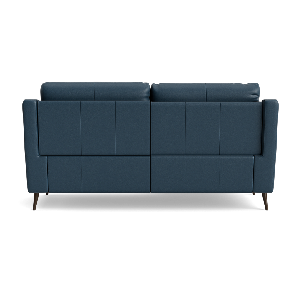 Revel Small 3 Seater Recliner Sofa - 2.5 Seater Sofa with 2 Power Recliners (Compact) Cat 20S - Power Recliner with USB — BXS-313E OCEAN BLUE, gallery image 2