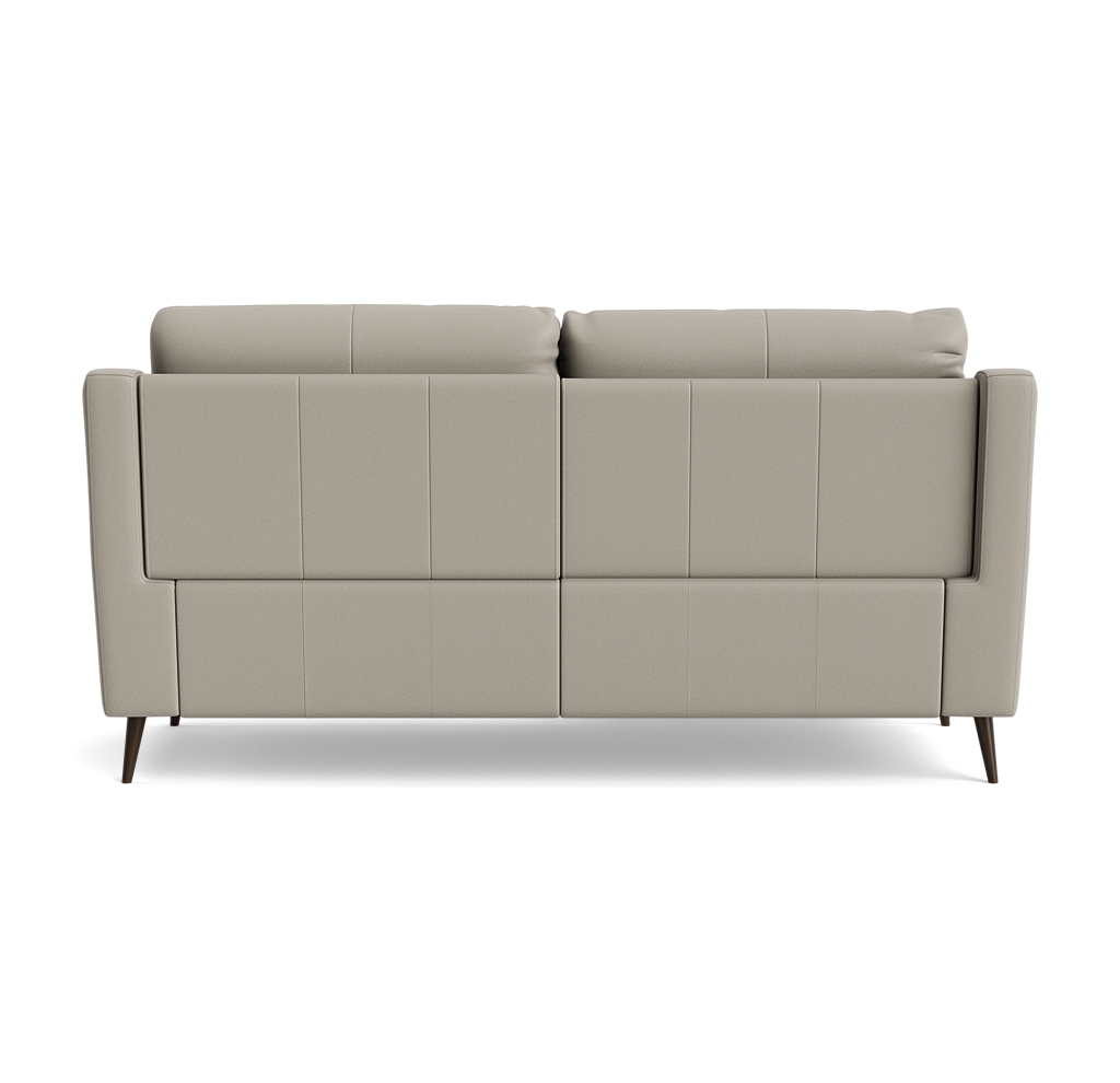 Revel Small 3 Seater Recliner Sofa - 2.5 Seater Sofa with 2 Power Recliners (Compact) Cat 20S - Power Recliner with USB — BXS-946B FEATHER GREY, gallery image 2