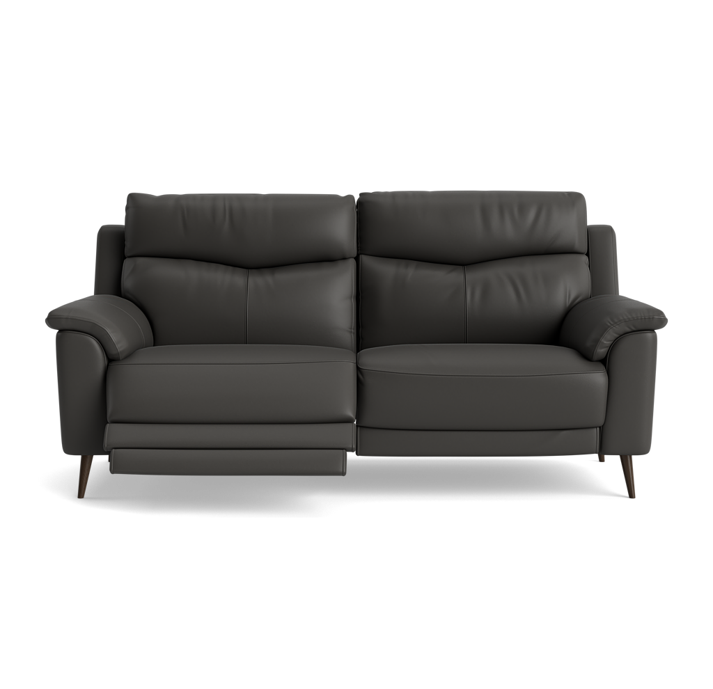 Revel Small 3 Seater Recliner Sofa - 2.5 Seater Sofa with 2 Power Recliners (Compact) Cat 20S - Power Recliner with USB 3 Seater Sofas Sterling Home 24