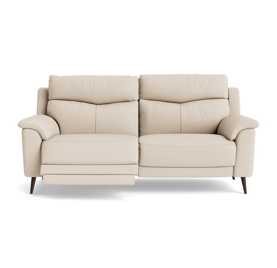 Revel Small 3 Seater Recliner Sofa - 2.5 Seater Sofa with 2 Power Recliners (Compact) Cat 25S - Power Recliner with USB Sterling Home 2 NCS-156E FROST