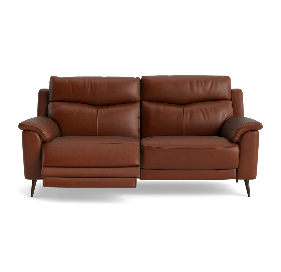 Revel Small 3 Seater Recliner Sofa - 2.5 Seater Sofa with 2 Power Recliners (Compact) Cat 30F Sterling Home 2 SK-297E CUMIN