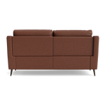 Revel Small 3 Seater Recliner Sofa - 2.5 Seater Sofa with 2 Power Recliners (Compact) Fabric - Power Recliner with USB — BFA-BLJ-05 HAZELNUT, gallery image 2