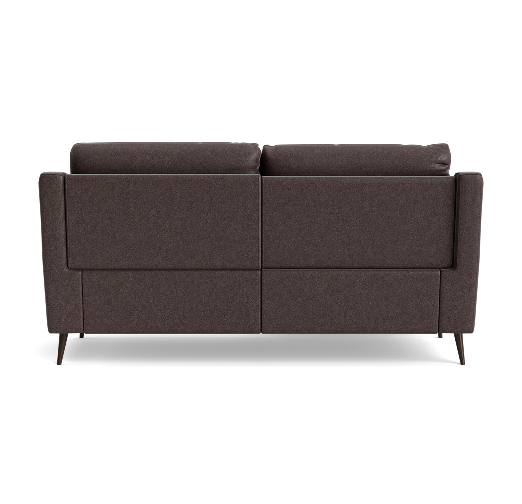 Revel Small 3 Seater Recliner Sofa - 2.5 Seater Sofa with 2 Power Recliners (Compact) Fabric - Power Recliner with USB — BFA-BLJ-088 CHARCOAL GREY, gallery image 2