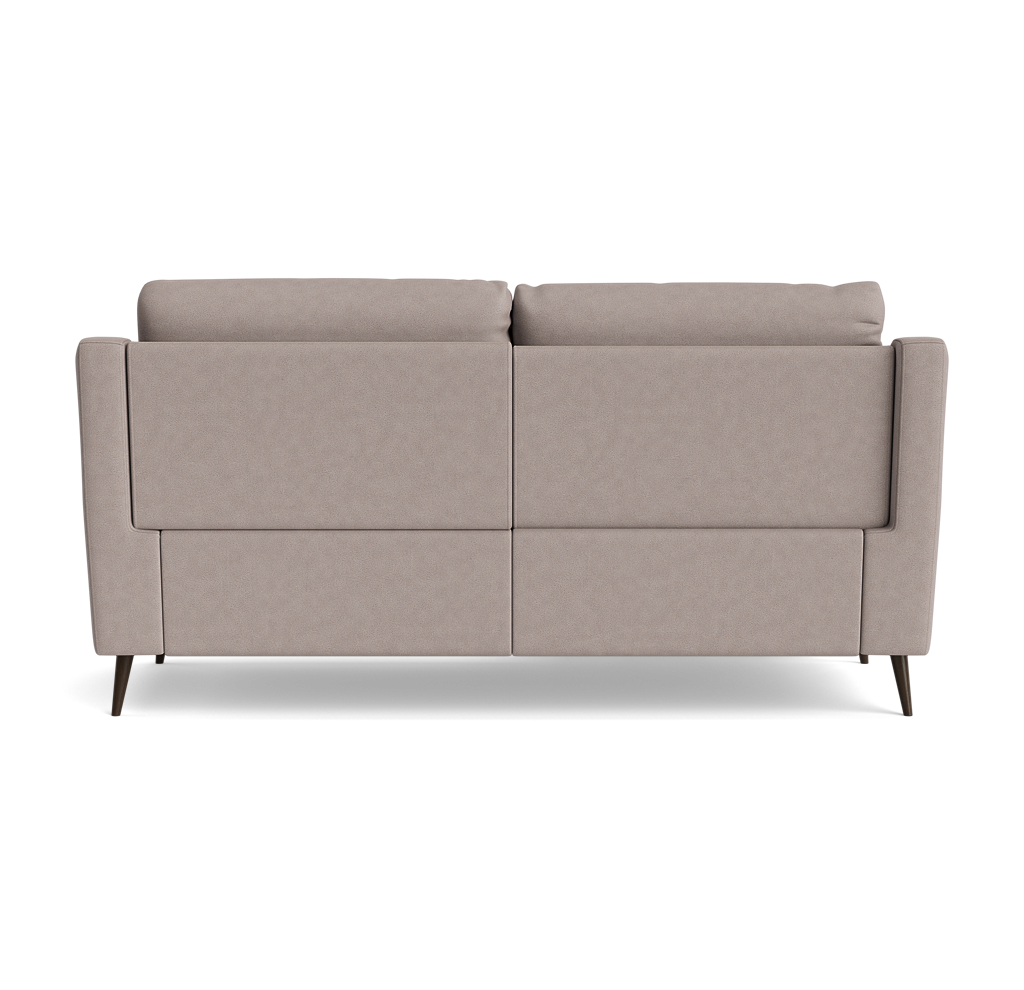 Revel Small 3 Seater Recliner Sofa - 2.5 Seater Sofa with 2 Power Recliners (Compact) Fabric - Power Recliner with USB — BFA-BLJ-22 DOVE GREY, gallery image 2