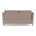 Revel Small 3 Seater Recliner Sofa - 2.5 Seater Sofa with 2 Power Recliners (Compact) Fabric - Power Recliner with USB — BFA-BLJ-946 SILVER GREY, gallery image 2