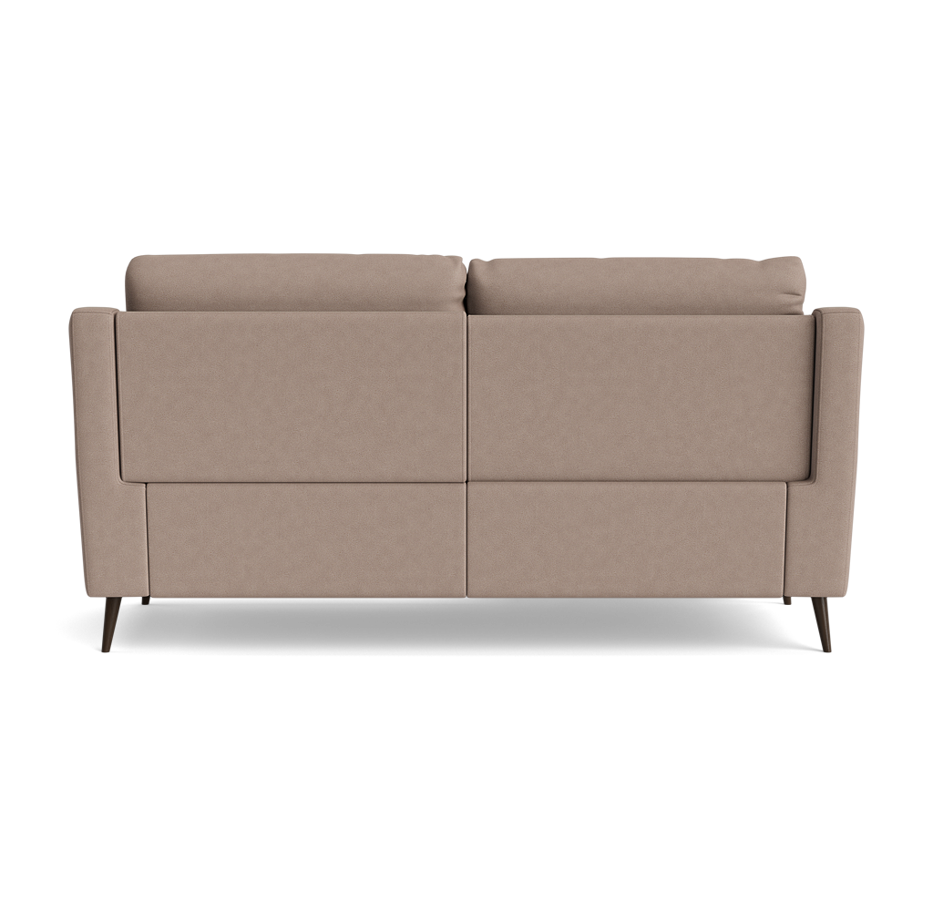 Revel Small 3 Seater Recliner Sofa - 2.5 Seater Sofa with 2 Power Recliners (Compact) Fabric - Power Recliner with USB — BFA-BLJ-946 SILVER GREY, gallery image 2