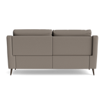 Revel Small 3 Seater Recliner Sofa - 2.5 Seater Sofa with 2 Power Recliners (Compact) Fabric - Power Recliner with USB — BFA-MAD-03 DARK GREY, gallery image 2