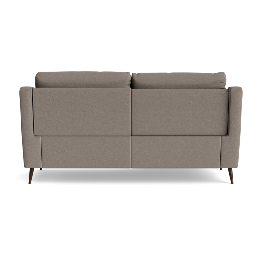 Revel Small 3 Seater Recliner Sofa - 2.5 Seater Sofa with 2 Power Recliners (Compact) Fabric - Power Recliner with USB — BFA-MAD-03 DARK GREY, gallery image 2