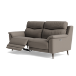 Revel Small 3 Seater Recliner Sofa - 2.5 Seater Sofa with 2 Power Recliners (Compact) Fabric - Power Recliner with USB — BFA-MAD-03 DARK GREY, gallery image 3