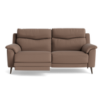 Revel Small 3 Seater Recliner Sofa - 2.5 Seater Sofa with 2 Power Recliners (Compact) Fabric - Power Recliner with USB 3 Seater Sofas Sterling Home 7 BFA-MAD-05 DARK TAUPE
