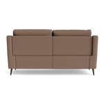 Revel Small 3 Seater Recliner Sofa - 2.5 Seater Sofa with 2 Power Recliners (Compact) Fabric - Power Recliner with USB — BFA-MAD-05 DARK TAUPE, gallery image 2