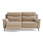 Revel Small 3 Seater Recliner Sofa - 2.5 Seater Sofa with 2 Power Recliners (Compact) Fabric - Power Recliner with USB 3 Seater Sofas Sterling Home 8 FAB-CAN-170 MUSHROOM