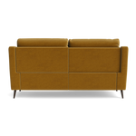 Revel Small 3 Seater Recliner Sofa - 2.5 Seater Sofa with 2 Power Recliners (Compact) Fabric - Power Recliner with USB — FAB-CAN-273 FENNELSEED, gallery image 2