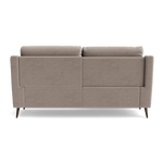Revel Small 3 Seater Recliner Sofa - 2.5 Seater Sofa with 2 Power Recliners (Compact) Fabric - Power Recliner with USB — FAB-CAN-452 GREY MIST, gallery image 2