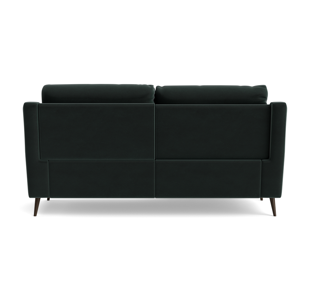 Revel Small 3 Seater Recliner Sofa - 2.5 Seater Sofa with 2 Power Recliners (Compact) Fabric - Power Recliner with USB — FAB-MEG-21  CHARCOAL GREY, gallery image 2