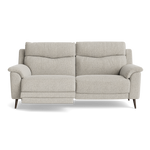 Revel Small 3 Seater Recliner Sofa - 2.5 Seater Sofa with 2 Power Recliners (Compact) Fabric - Power Recliner with USB 3 Seater Sofas Sterling Home 14 FAB-MIL-104 OYSTER