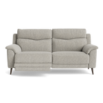 Revel Small 3 Seater Recliner Sofa - 2.5 Seater Sofa with 2 Power Recliners (Compact) Fabric - Power Recliner with USB 3 Seater Sofas Sterling Home 15 FAB-MIL-105 IRON