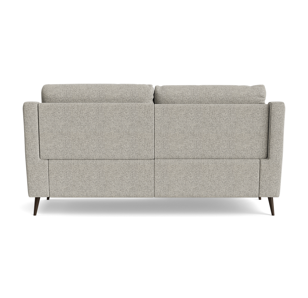 Revel Small 3 Seater Recliner Sofa - 2.5 Seater Sofa with 2 Power Recliners (Compact) Fabric - Power Recliner with USB — FAB-MIL-105  IRON, gallery image 2