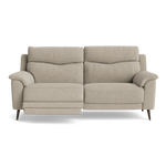 Revel Small 3 Seater Recliner Sofa - 2.5 Seater Sofa with 2 Power Recliners (Compact) Fabric - Power Recliner with USB 3 Seater Sofas Sterling Home 18 FAB-MIL-120 MINK