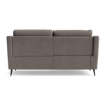 Revel Small 3 Seater Recliner Sofa - 2.5 Seater Sofa with 2 Power Recliners (Compact) Fabric - Power Recliner with USB — SFA-PEY-09 DOVE, gallery image 2