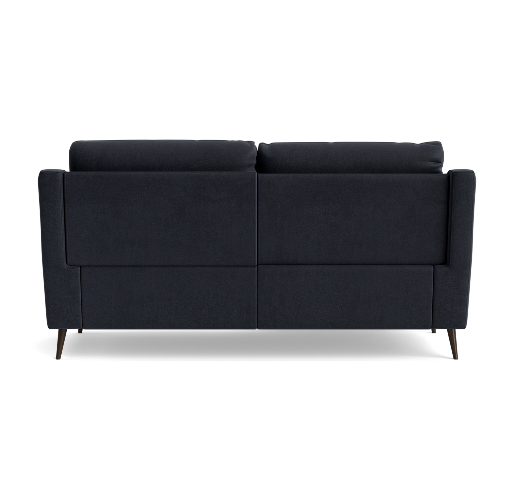 Revel Small 3 Seater Recliner Sofa - 2.5 Seater Sofa with 2 Power Recliners (Compact) Fabric - Power Recliner with USB — SFA-PEY-10 CHARCOAL, gallery image 2