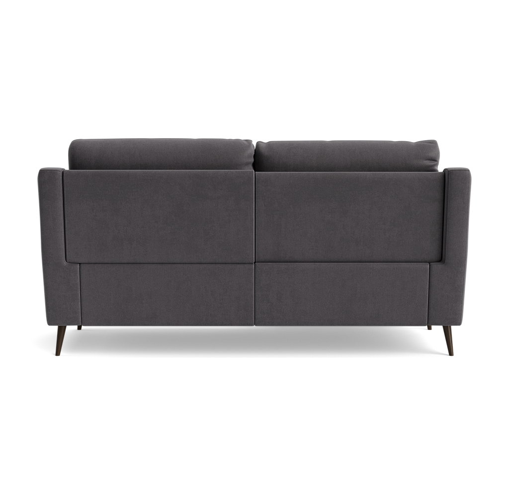 Revel Small 3 Seater Recliner Sofa - 2.5 Seater Sofa with 2 Power Recliners (Compact) Fabric - Power Recliner with USB — SFA-PEY-12 ELEPHANT, gallery image 2