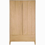 Ercol Rimini 2 Door Wardrobe - 2 Door Wardrobe Clear Matt Storage Sterling Home 1