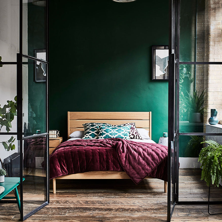 Ercol Rimini Bedframe - Double Bed Clear Matt - Double Bed Frames Sterling Home 2