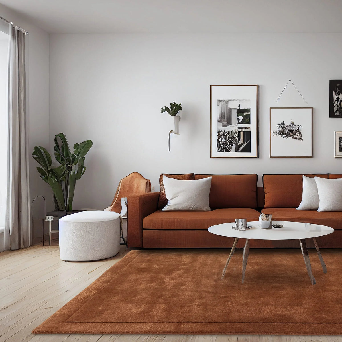 Harris Rust Rug - Rust - 120cm x 170cm Sterling Home 2