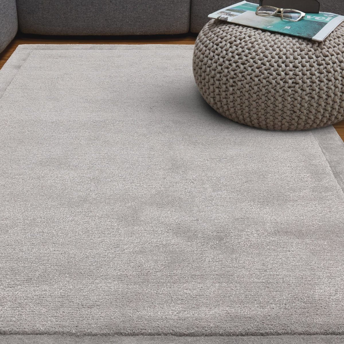 Harris Silver Rug - Silver - 120cm x 170cm Sterling Home 2