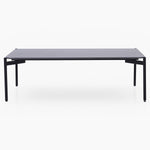 Rocco Rectangular Coffee Table - Rect Coffee Table Black & Gold Ceramic Top / Black Powder Coated Metal Legs Tables Sterling Home 1