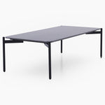 Rocco Rectangular Coffee Table - Rect Coffee Table Black & Gold Ceramic Top / Black Powder Coated Metal Legs Tables Sterling Home 2