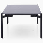 Rocco Rectangular Coffee Table - Rect Coffee Table Black & Gold Ceramic Top / Black Powder Coated Metal Legs Tables Sterling Home 3