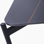 Rocco Rectangular Coffee Table - Rect Coffee Table Black & Gold Ceramic Top / Black Powder Coated Metal Legs Tables Sterling Home 5