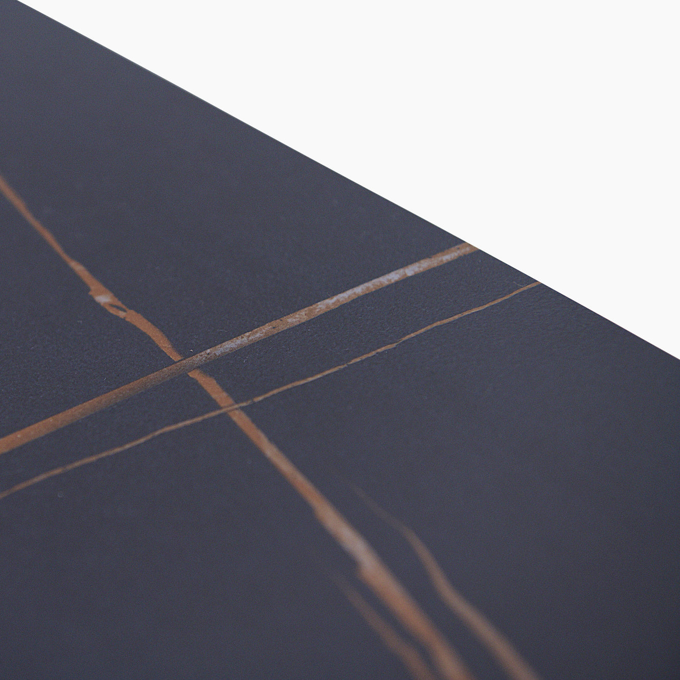 Rocco Rectangular Coffee Table - Rect Coffee Table Black & Gold Ceramic Top / Black Powder Coated Metal Legs Tables Sterling Home 6