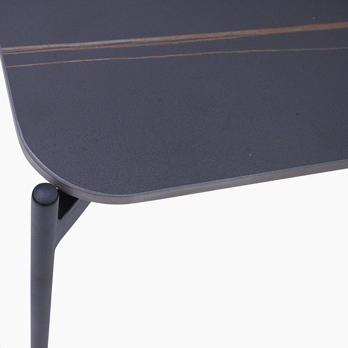 Rocco Black and Gold Nest of Tables - Nest of Table Black & Gold Ceramic Top / Black Powder Coated Metal Legs Tables Sterling Home 5