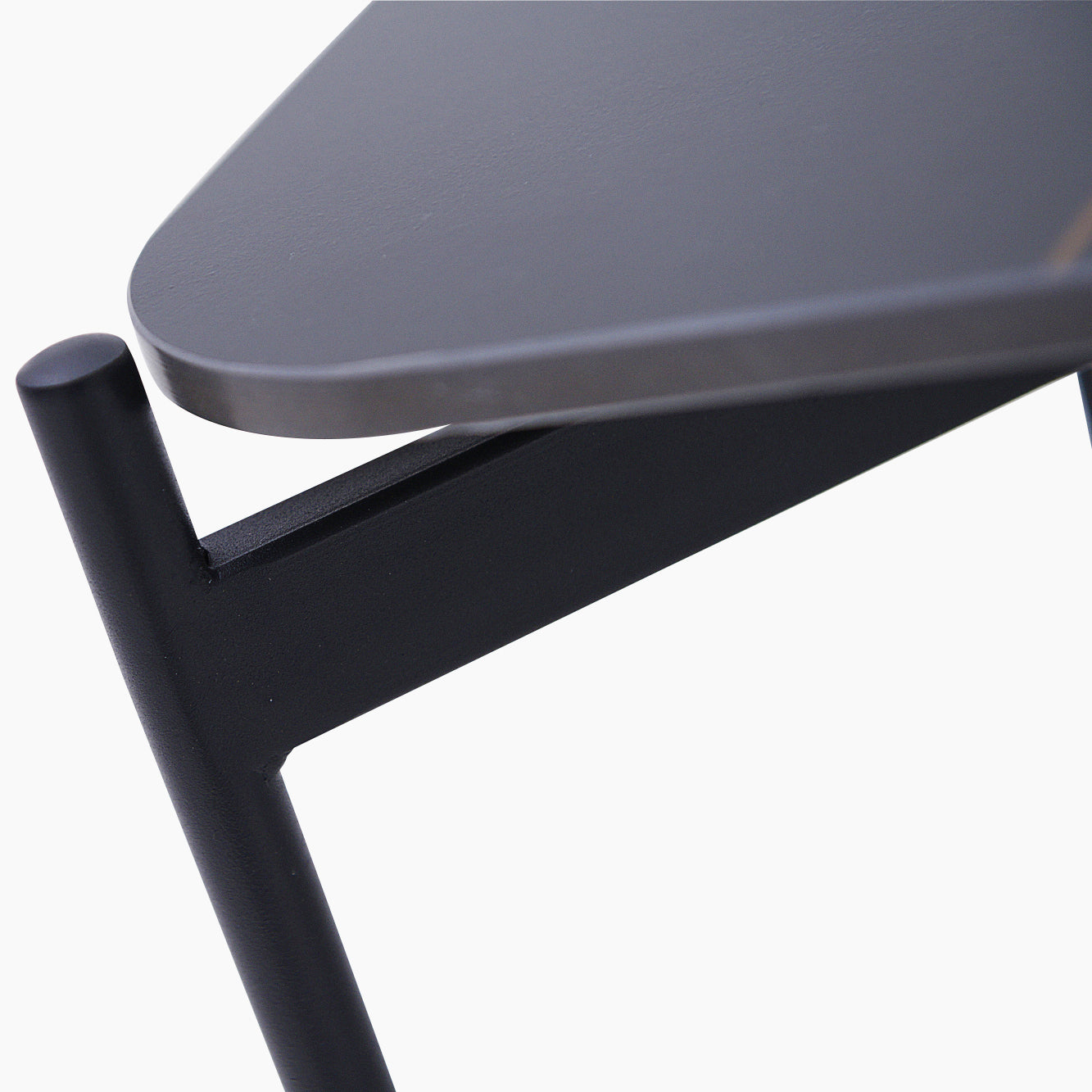 Rocco Black and Gold Nest of Tables - Nest of Table Black & Gold Ceramic Top / Black Powder Coated Metal Legs Tables Sterling Home 7