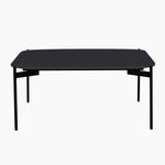 Rocco Square Coffee Table - Square Coffee Table Black & Gold Ceramic Top / Black Powder Coated Metal Legs Tables Sterling Home 1