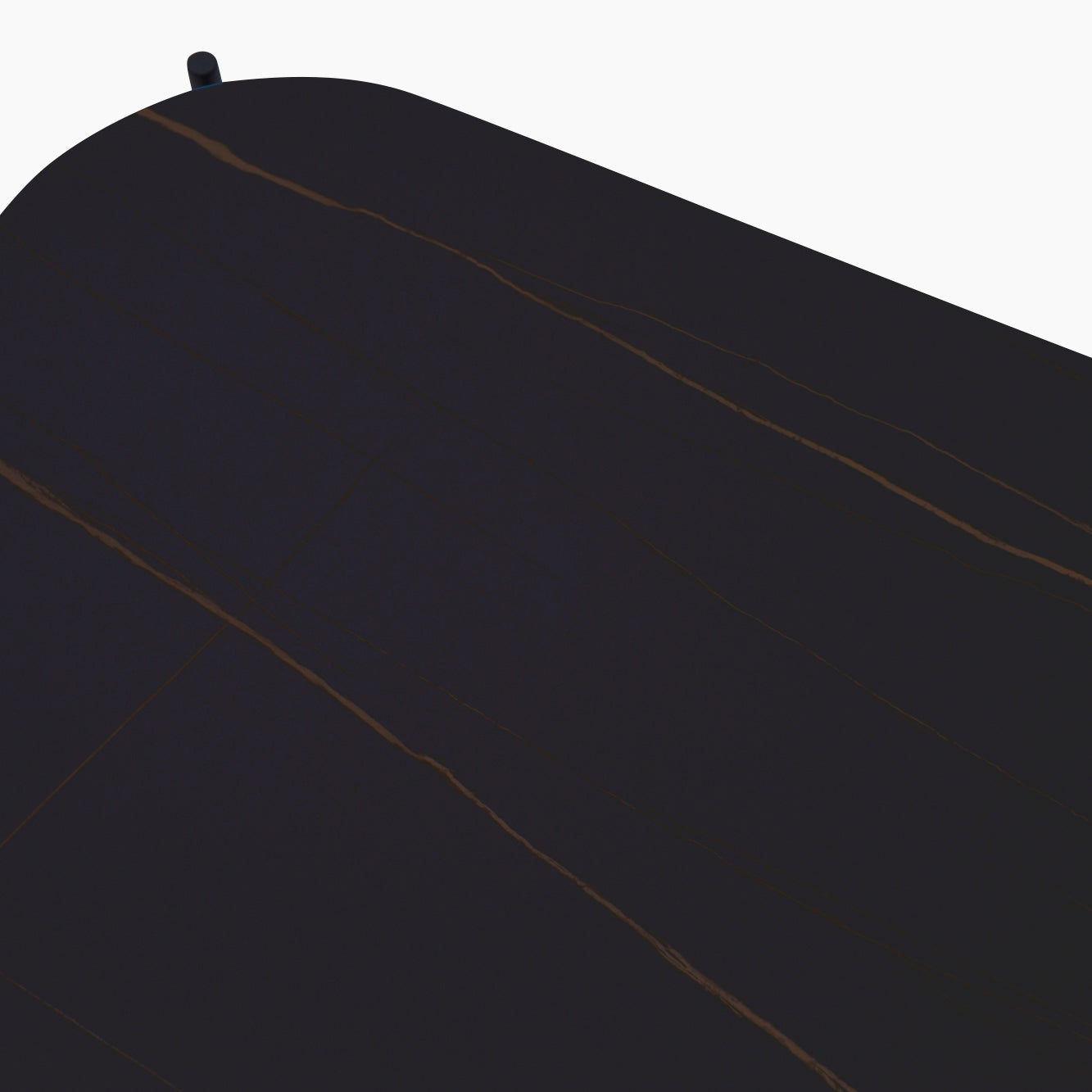 Rocco Square Coffee Table - Square Coffee Table Black & Gold Ceramic Top / Black Powder Coated Metal Legs Tables Sterling Home 4