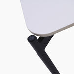 Rocco Rectangular Coffee Table - Rect Coffee Table White & Gold Ceramic Top / Black Powder Coated Metal Legs Tables Sterling Home 3