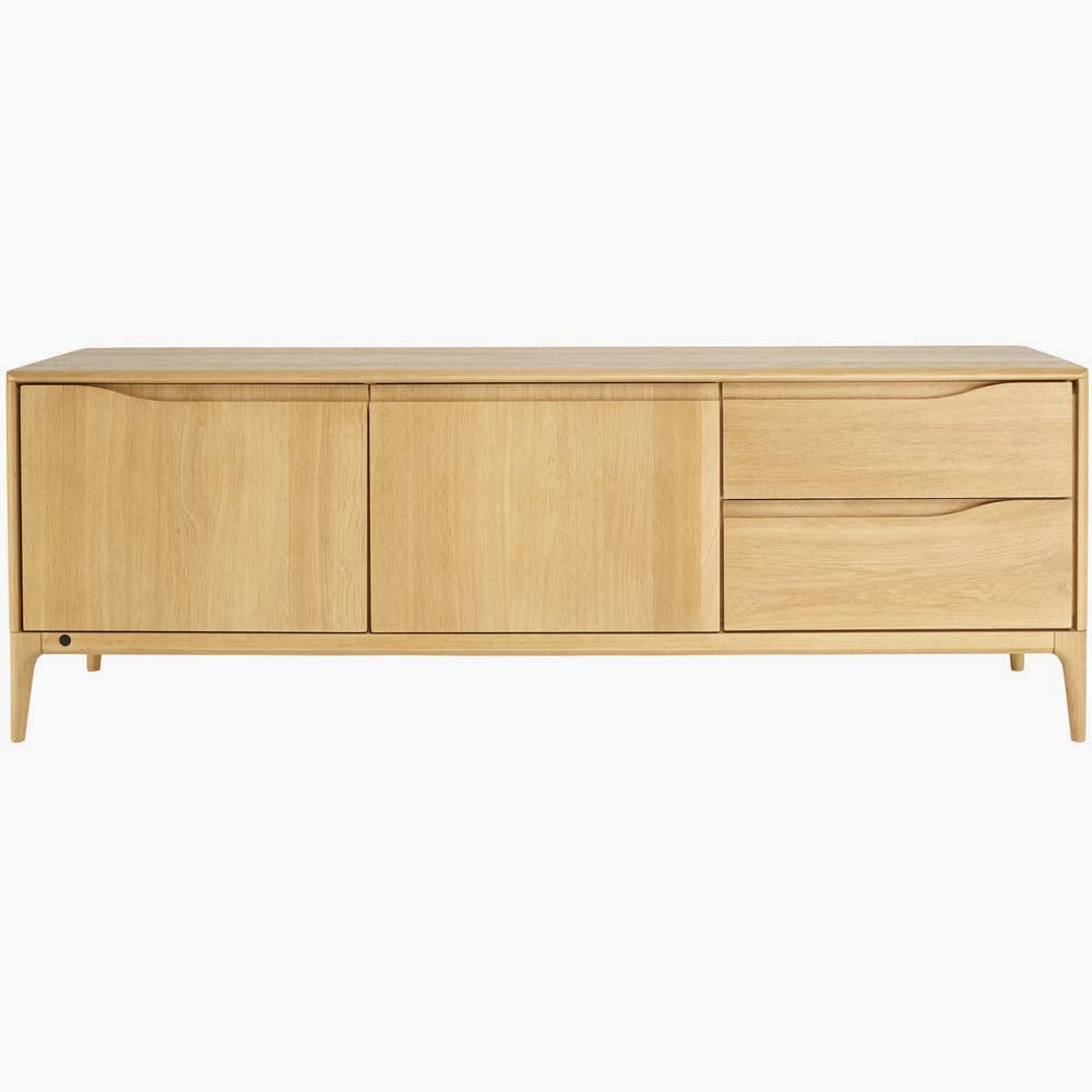 Ercol Romana Wide TV Unit - Wide IR TV Unit Storage Sterling Home 1