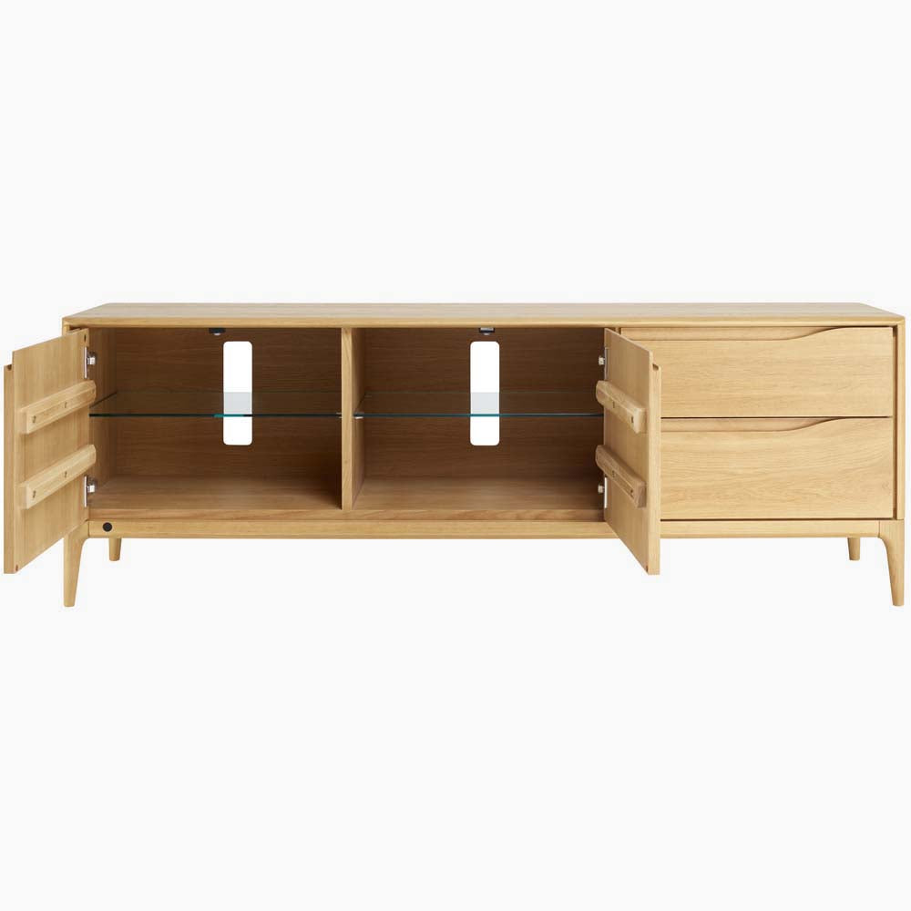 Ercol Romana Wide TV Unit - Wide IR TV Unit Storage Sterling Home 3