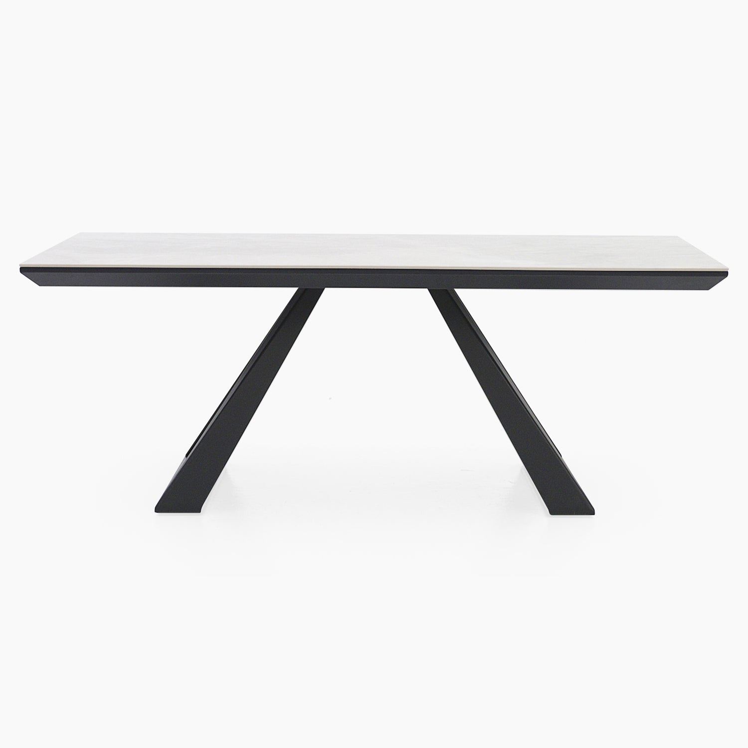 Romany Coffee Table - Coffee Table Light Grey Ceramic / Dark Grey Tables Sterling Home 1