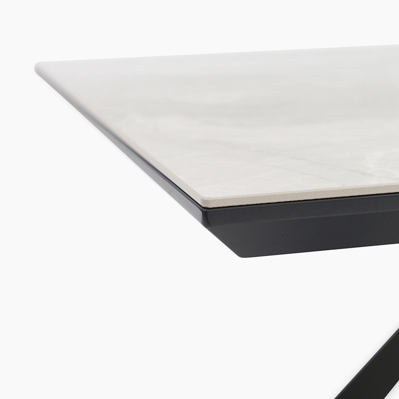 Romany Coffee Table - Coffee Table Light Grey Ceramic / Dark Grey Tables Sterling Home 7