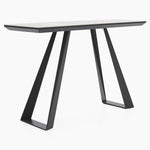 Romany Console Table - Console Table Light Grey Ceramic / Dark Grey Tables Sterling Home 3