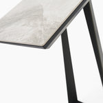 Romany Console Table - Console Table Light Grey Ceramic / Dark Grey Tables Sterling Home 6