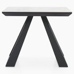 Romany Side Table - Lamp Table Light Grey Ceramic / Dark Grey Tables Sterling Home 1