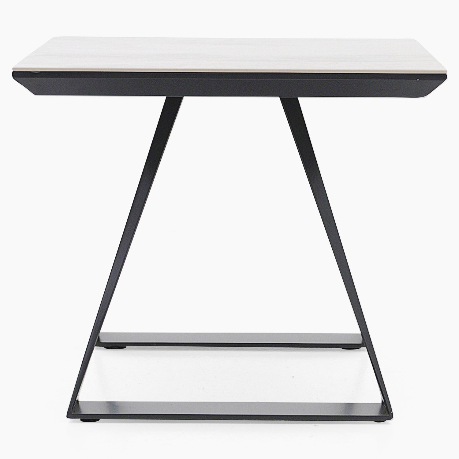 Romany Side Table - Lamp Table Light Grey Ceramic / Dark Grey Tables Sterling Home 4